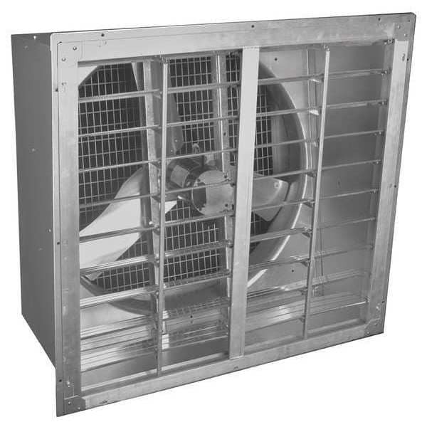 Dayton 44Yu17 Agr Exhfn, 36In Bl, Galv Steel, 115/230V