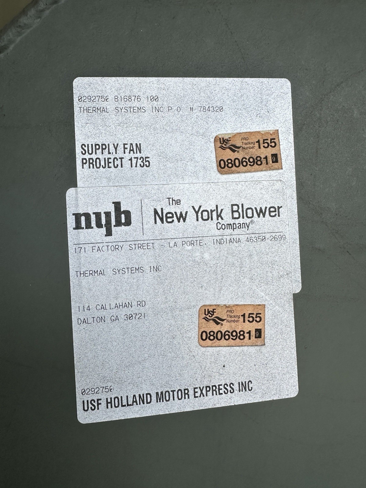 36in NYB NEW YORK BLOWER CENTRIFUGAL BLOWER FAN LIKE TCF AND CHICAGO BLOWER