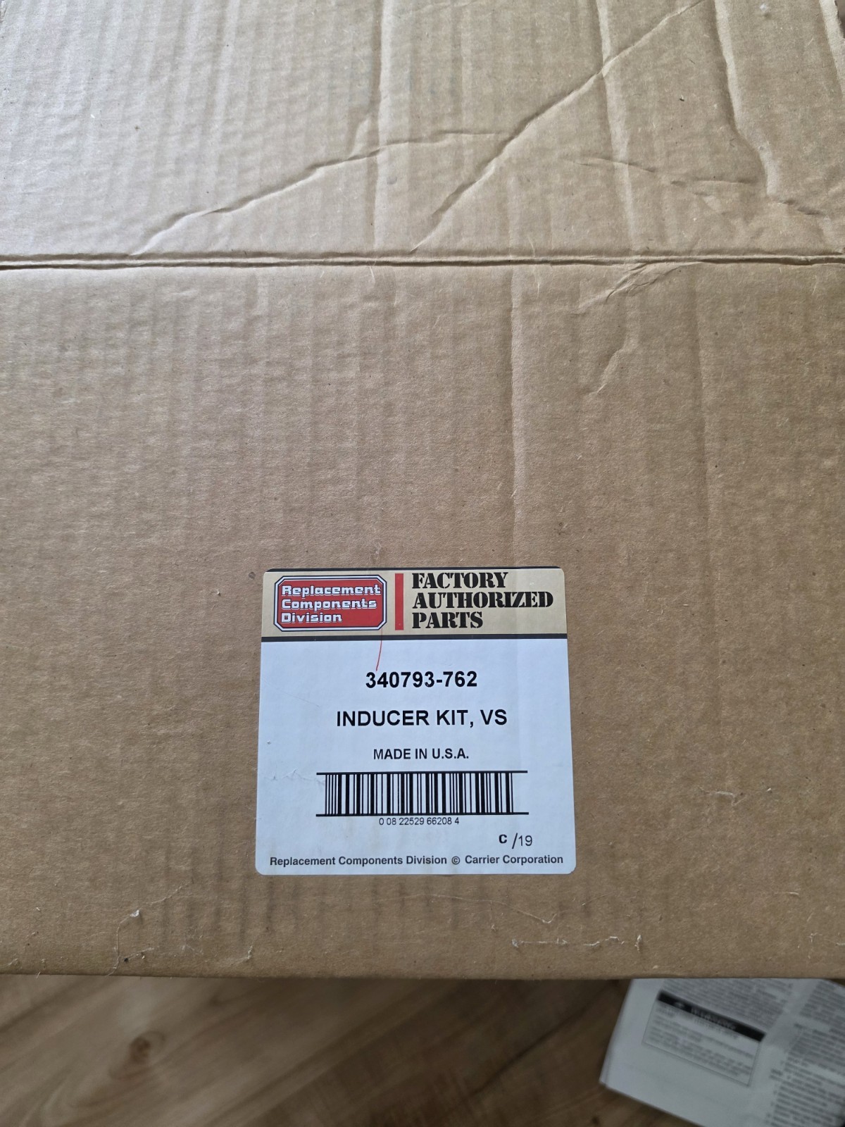 Carrier Bryant 340793-762 ECM Inducer Motor Assembly Kit New Open Box HR46GH003