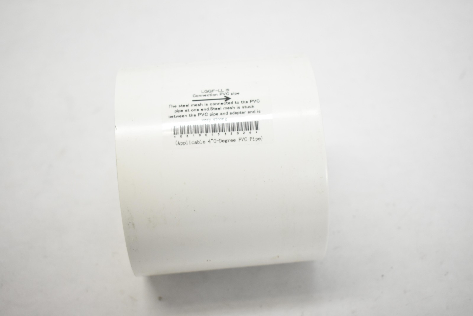 LGQF-LL NEW-PVC 4 Inch White Round Vent Cap PVC Steel Mesh O-Degree HVAC Pipe