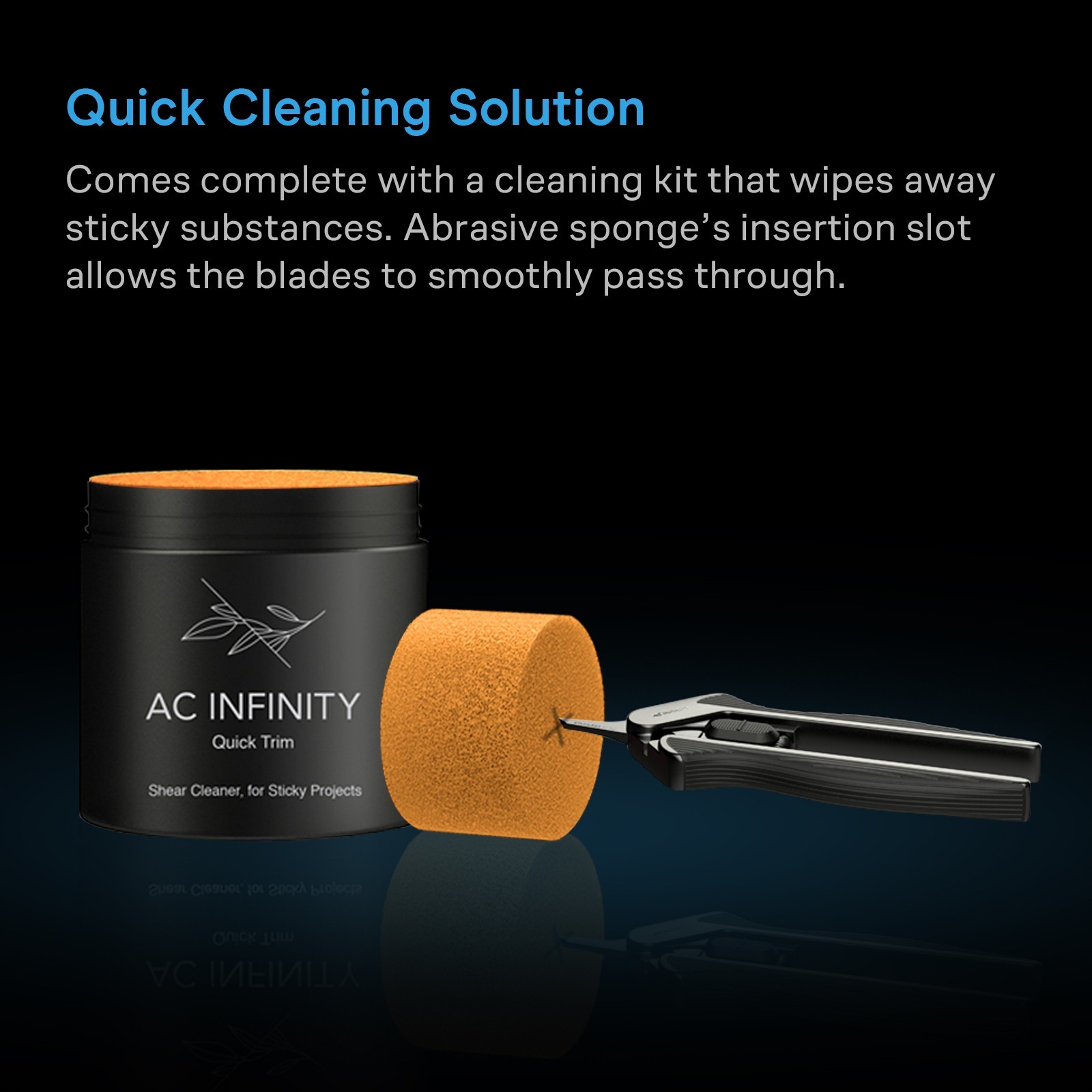 Pruning Shear 6.6″ with Cleaning Kit, Lightweight Body with Ergonomic Grip
