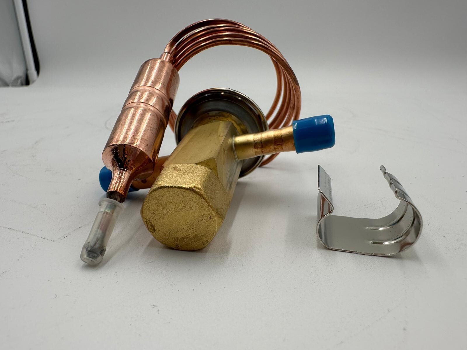 R134a Thermostatic Expansion Valve Sanhua In 1/4 Out 1/4 Solder 32023-1 RFG B04
