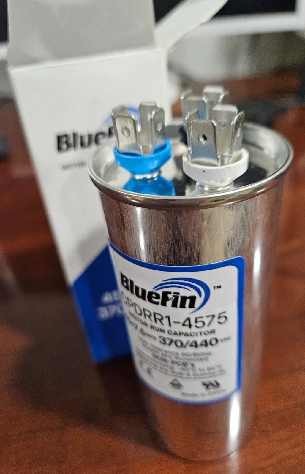 45+7.5 45/7.5 uF MFD 370/440V 440 VAC HVAC Universal Dual Run Capacitor HVAC AC