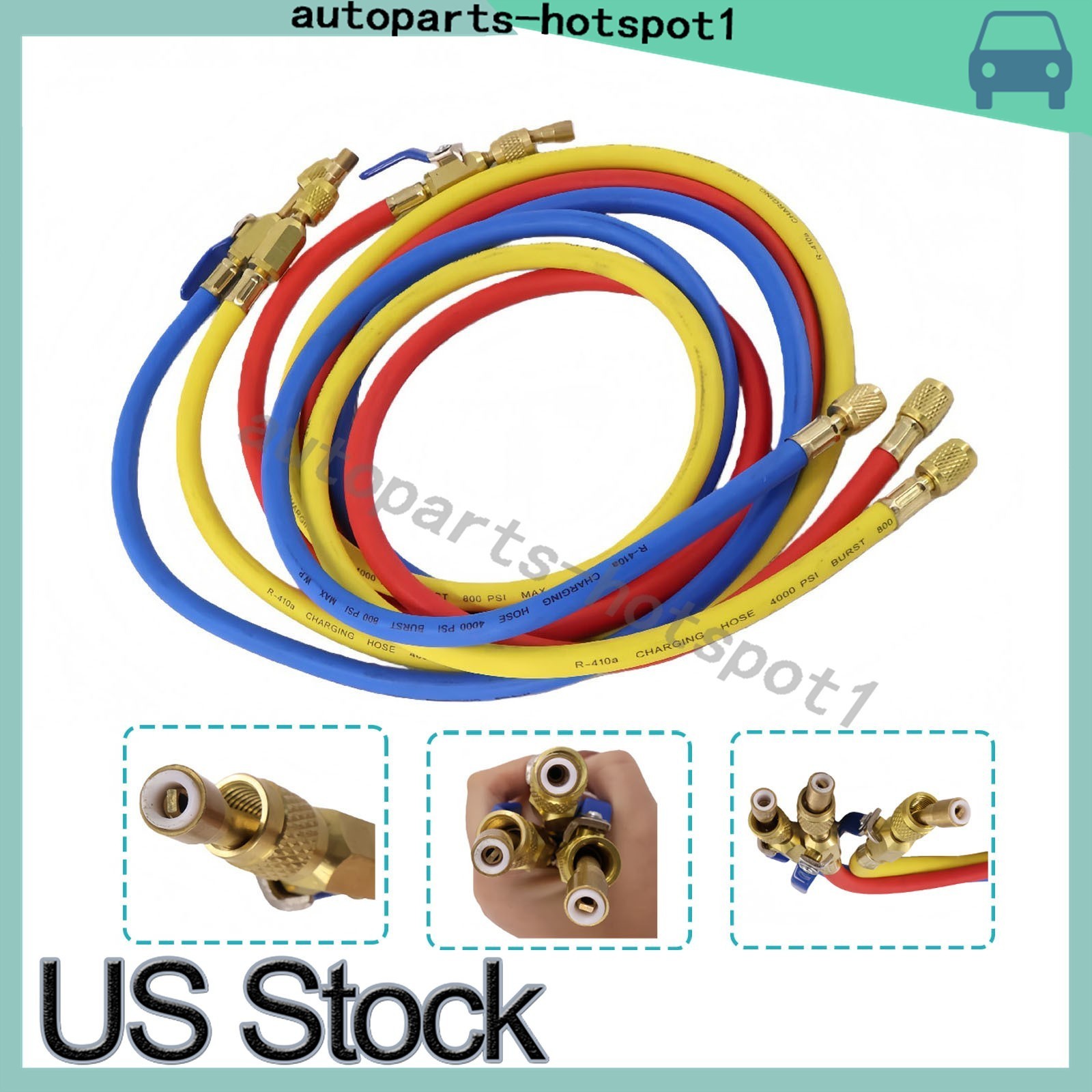 NEW For 29986 Plus II 1/4″ Hose with Compact Ball Valve, 72″ US STOCK