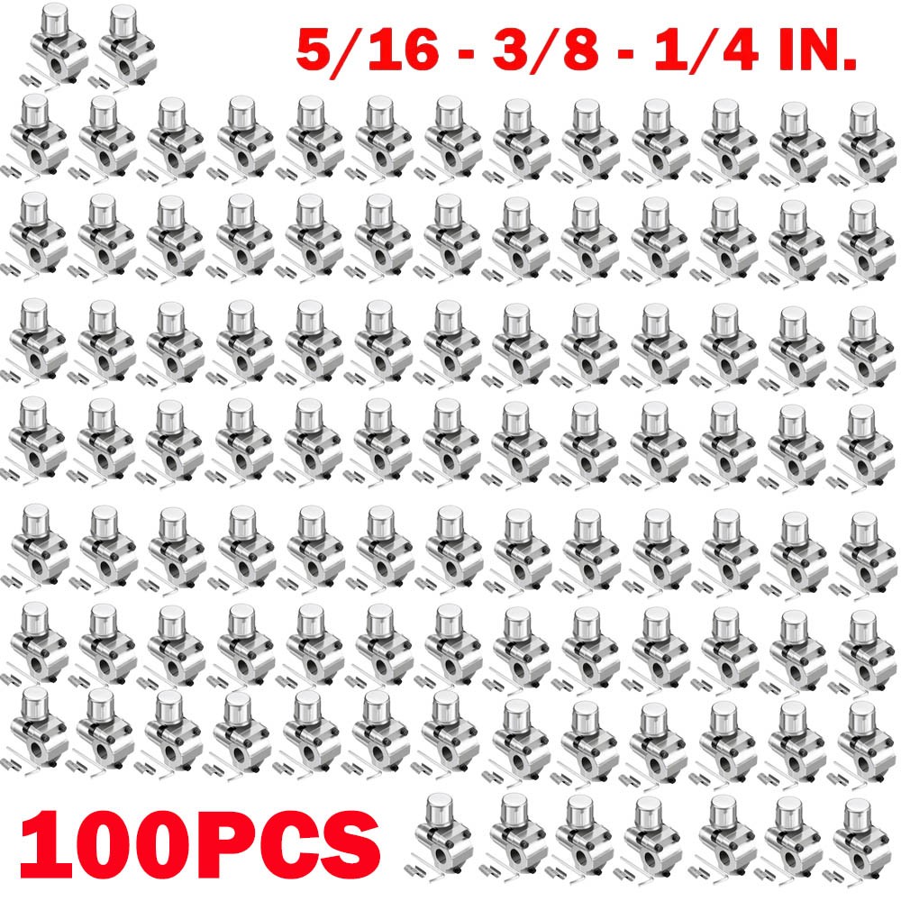 100PC BPV31 Bullet Piercing Valve For A/C Refrigeration Lines 5/16 3/8 1/4 In US