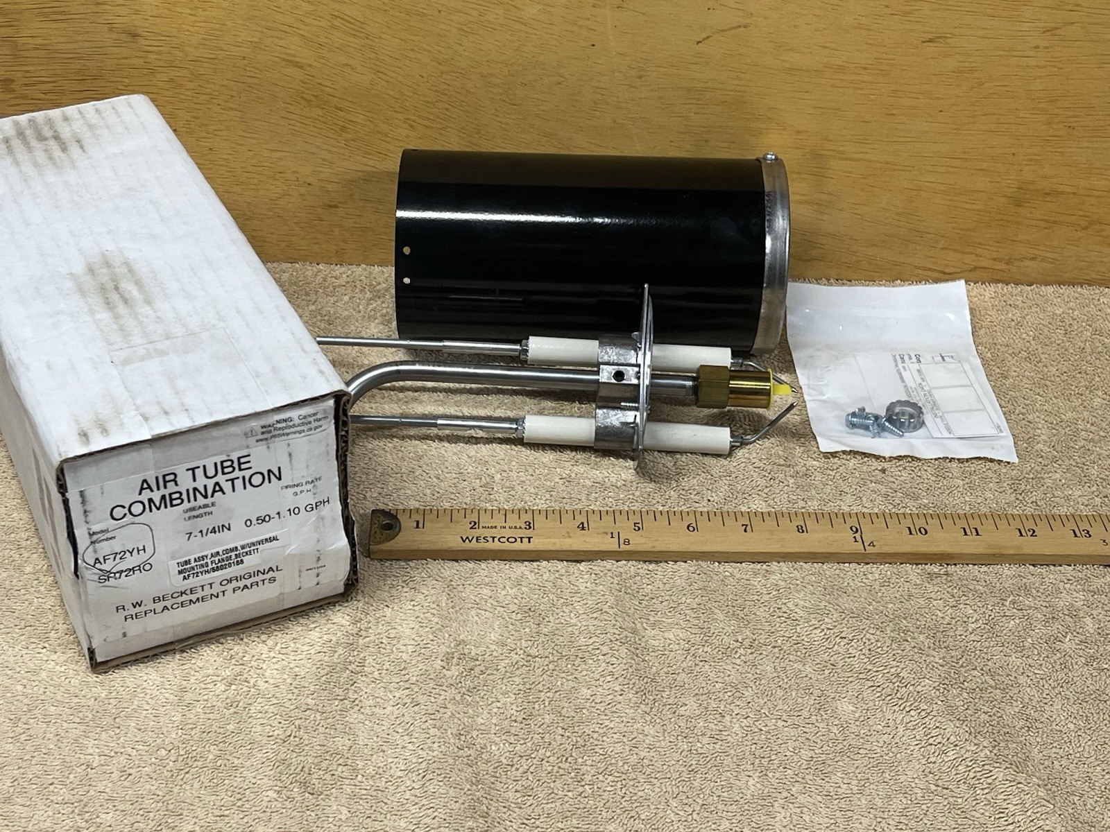 R.W. Beckett AF72YH Air Tube Combination 7-1/4 in 0.50-1.10 GPH 58020188