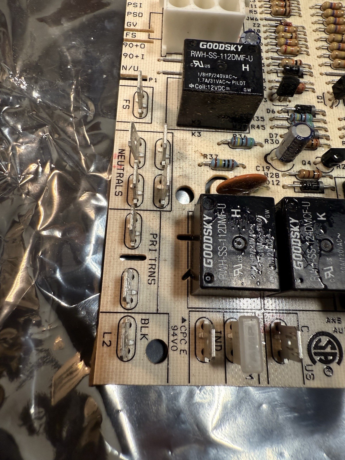 New Goodman Furnace A/C HIS Control Board 9-Pin Connector B1809913S 193031153910