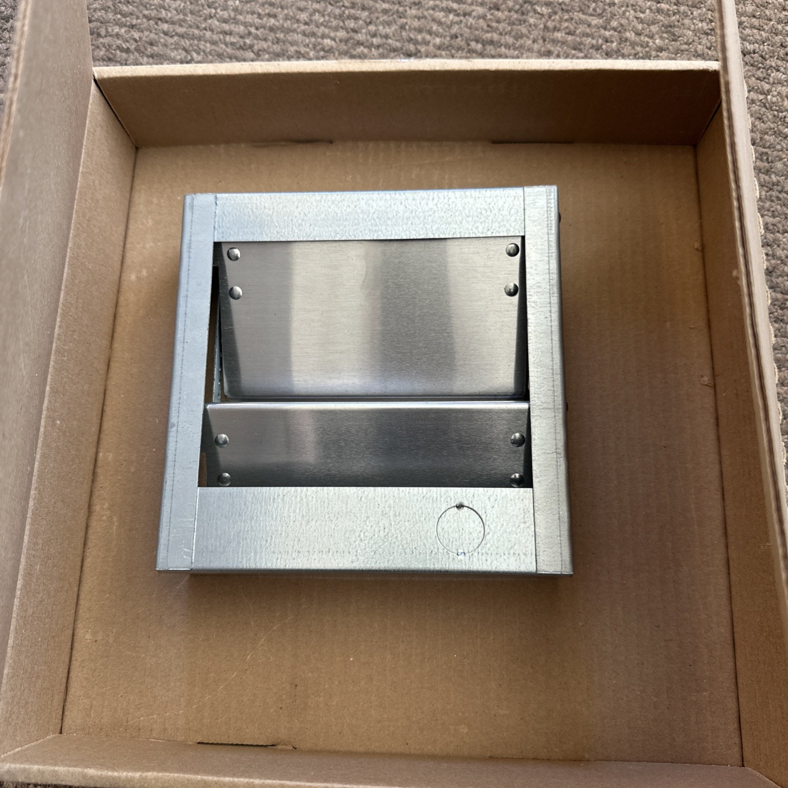 DAYTON 3HHL4 Backdraft Damper Vertical/Horizontal Mount 8” Square 7-3/4” Actual