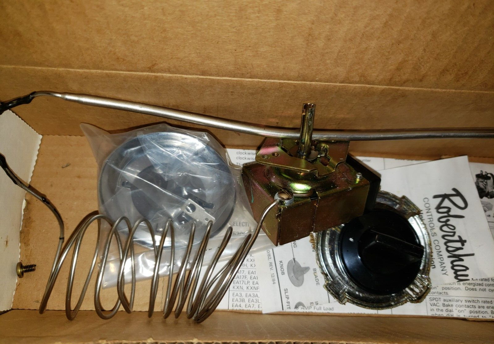 Robertshaw 5300-121 Elec Cook Control,Tstat