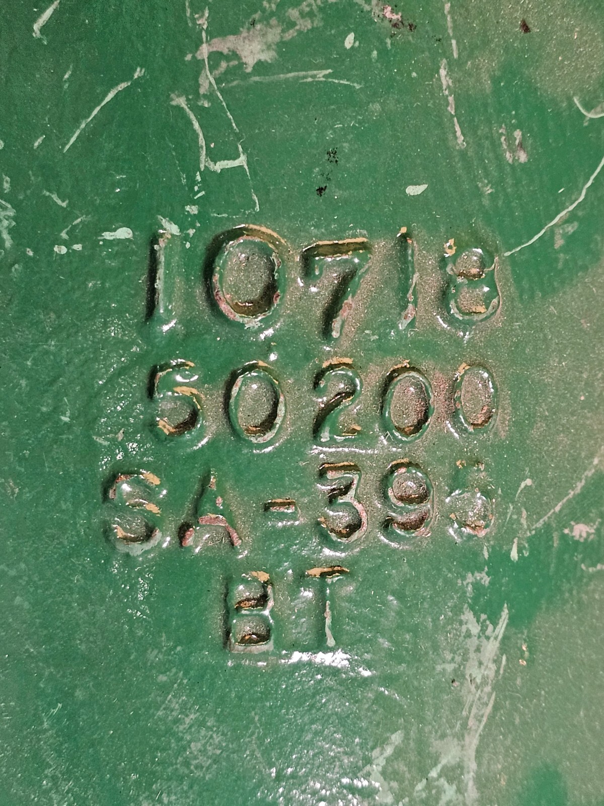 R.P Adams Co Inc. Gas Pipe Line Filter 10718 50200 SA-395, Green Painted finish