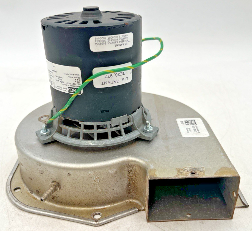 FASCO 702110827 A155 DRAFT INDUCER BLOWER MOTOR JK4047923-5 1/30HP 3000RPM