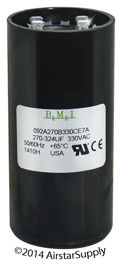 (2) PACK , USA 270-324 MFD uF HVAC Electric Motor Start Capacitor 330 VAC VOLT