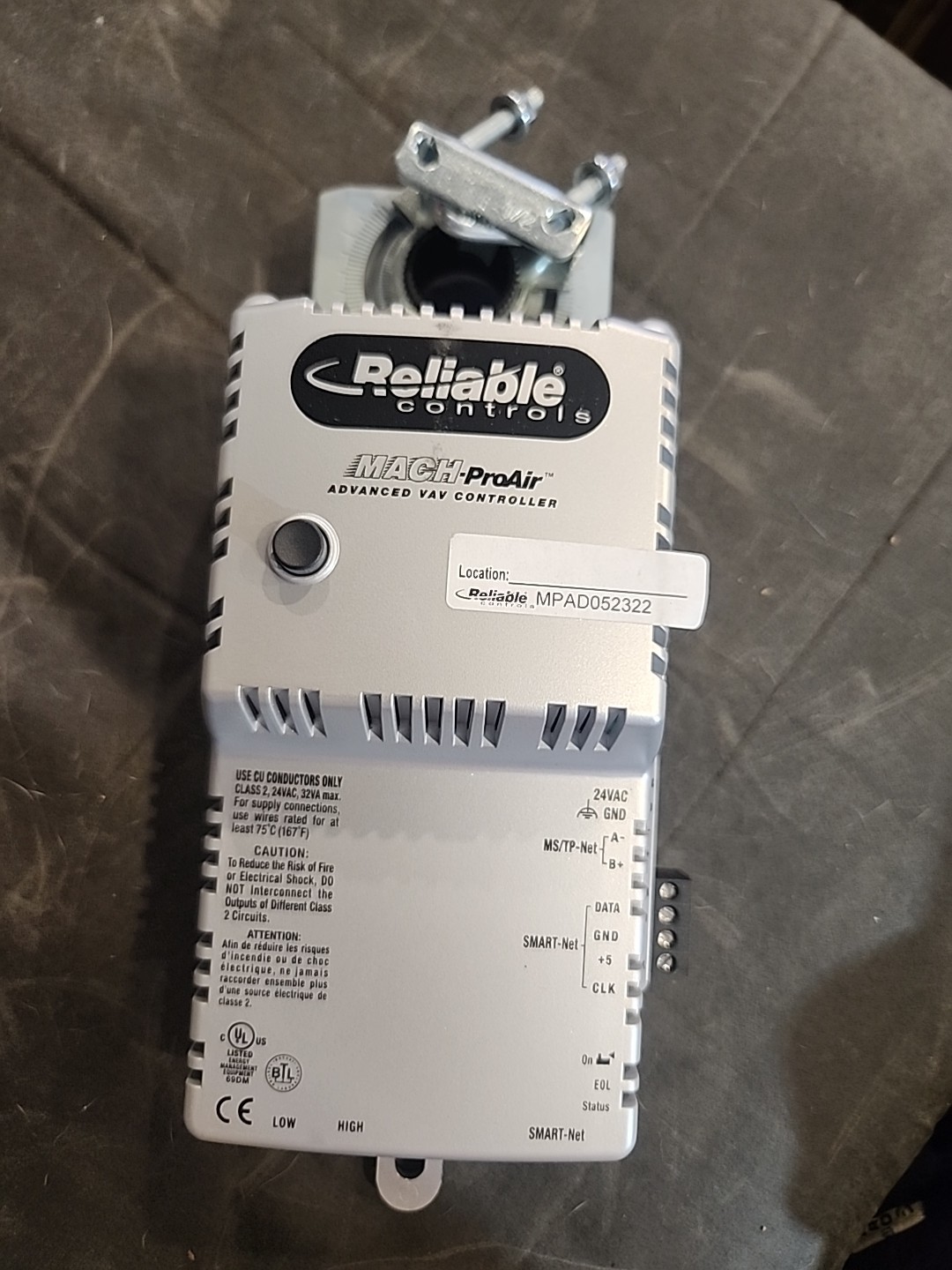 Reliable Controls MACH-ProAir Advanced VAV (Variable Air Volume) Controlle