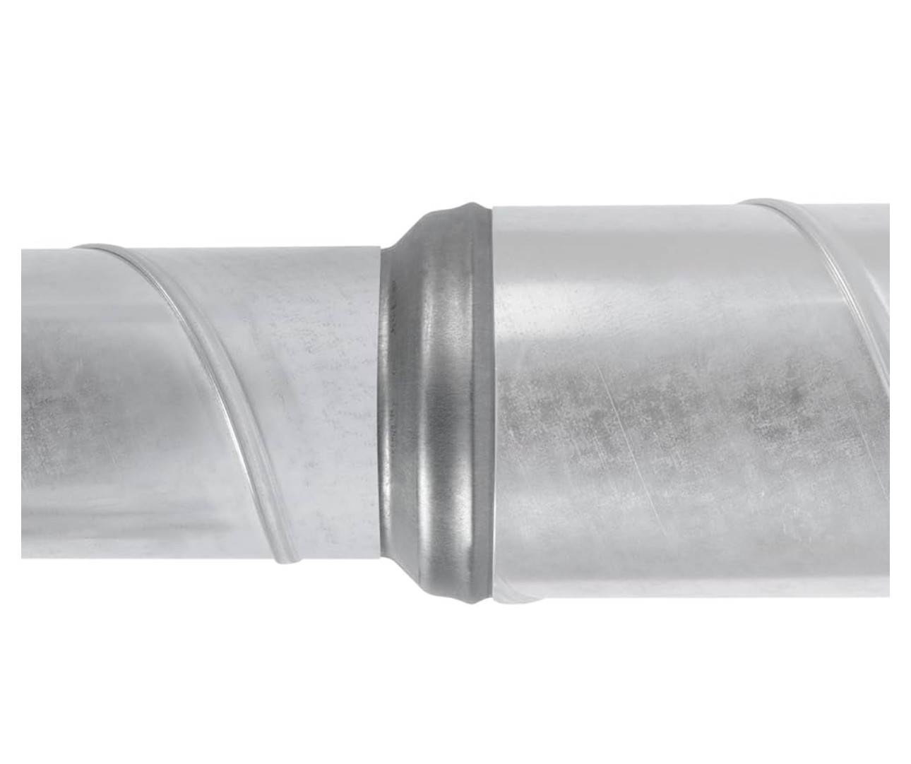 HVAC 3″ to 4″ Inch Round Duct Reducer – Galvanized Steel Pipe Increaser