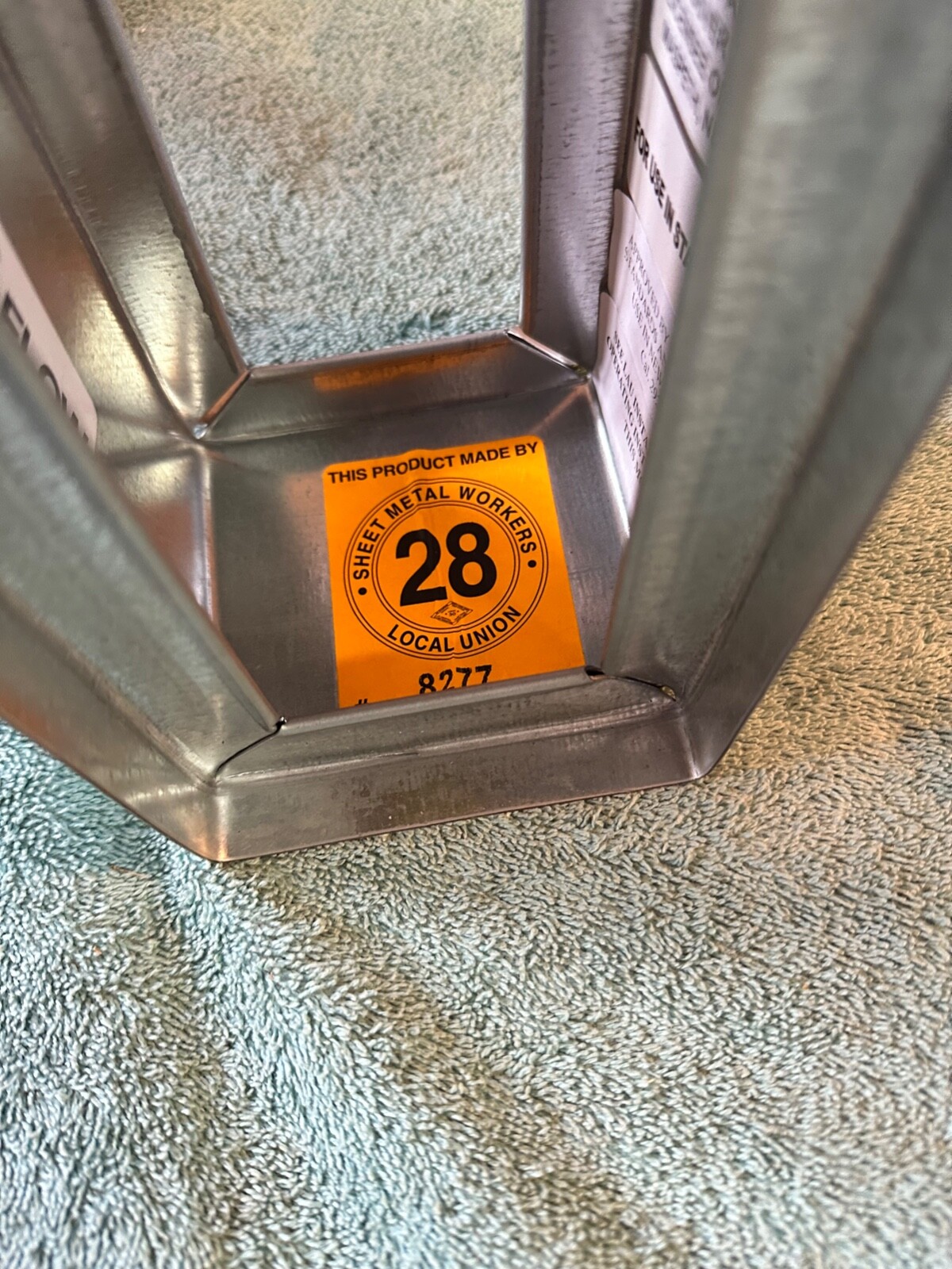 Ruskin 8″ x 4″ Vertical Air Louver Fire Damper Stainless Steel CP2 165º Release
