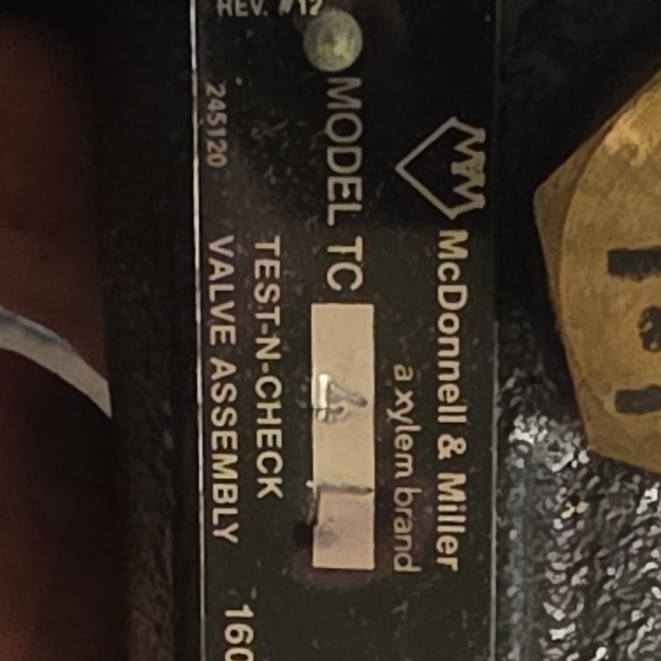 McDonnell & Miller TC-4 Test & Check Package Valve Assembly 120V 2A MPN 195000