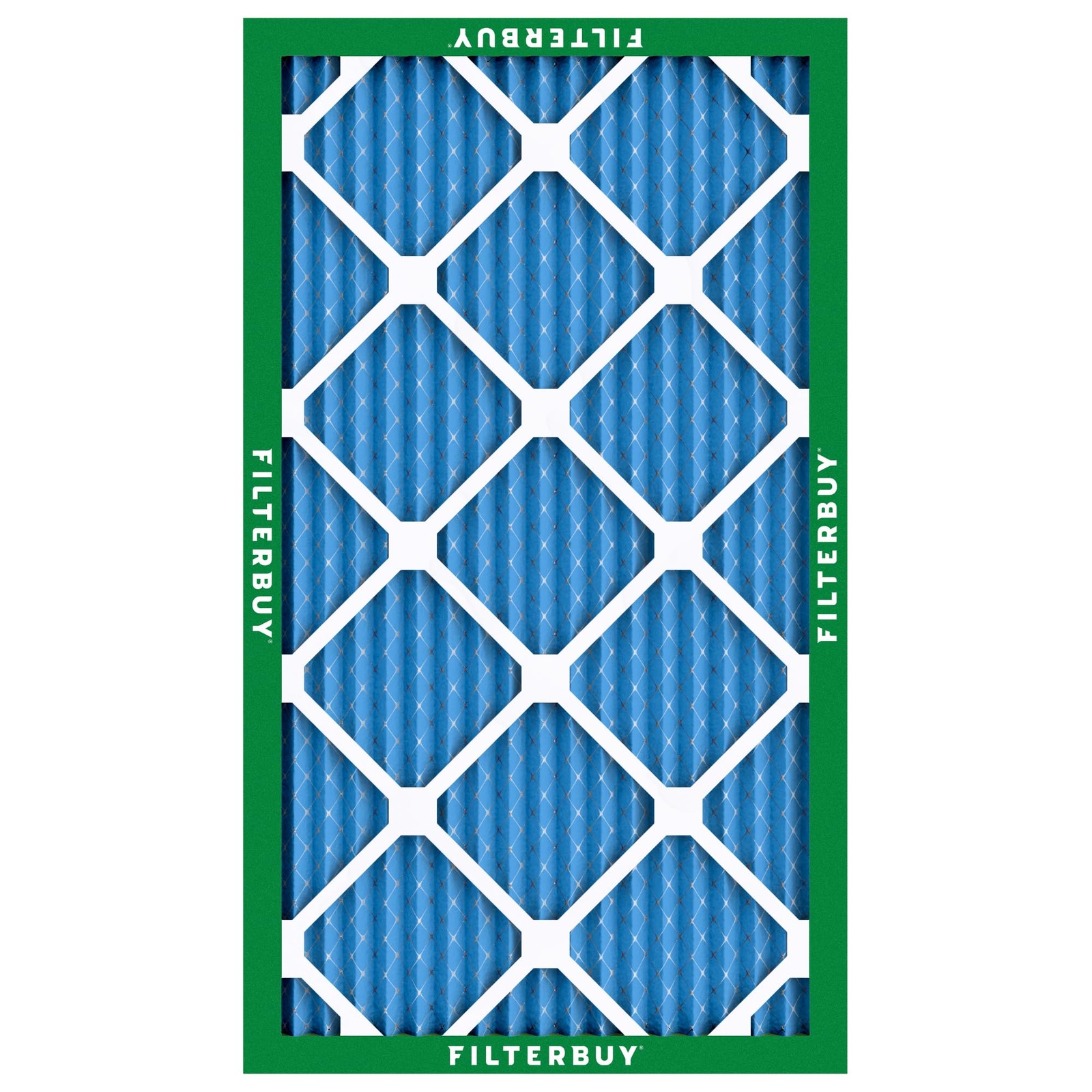 Filterbuy 16X25X1 Air Filter Merv 13 Optimal Defense 6-Pack Electrostatic