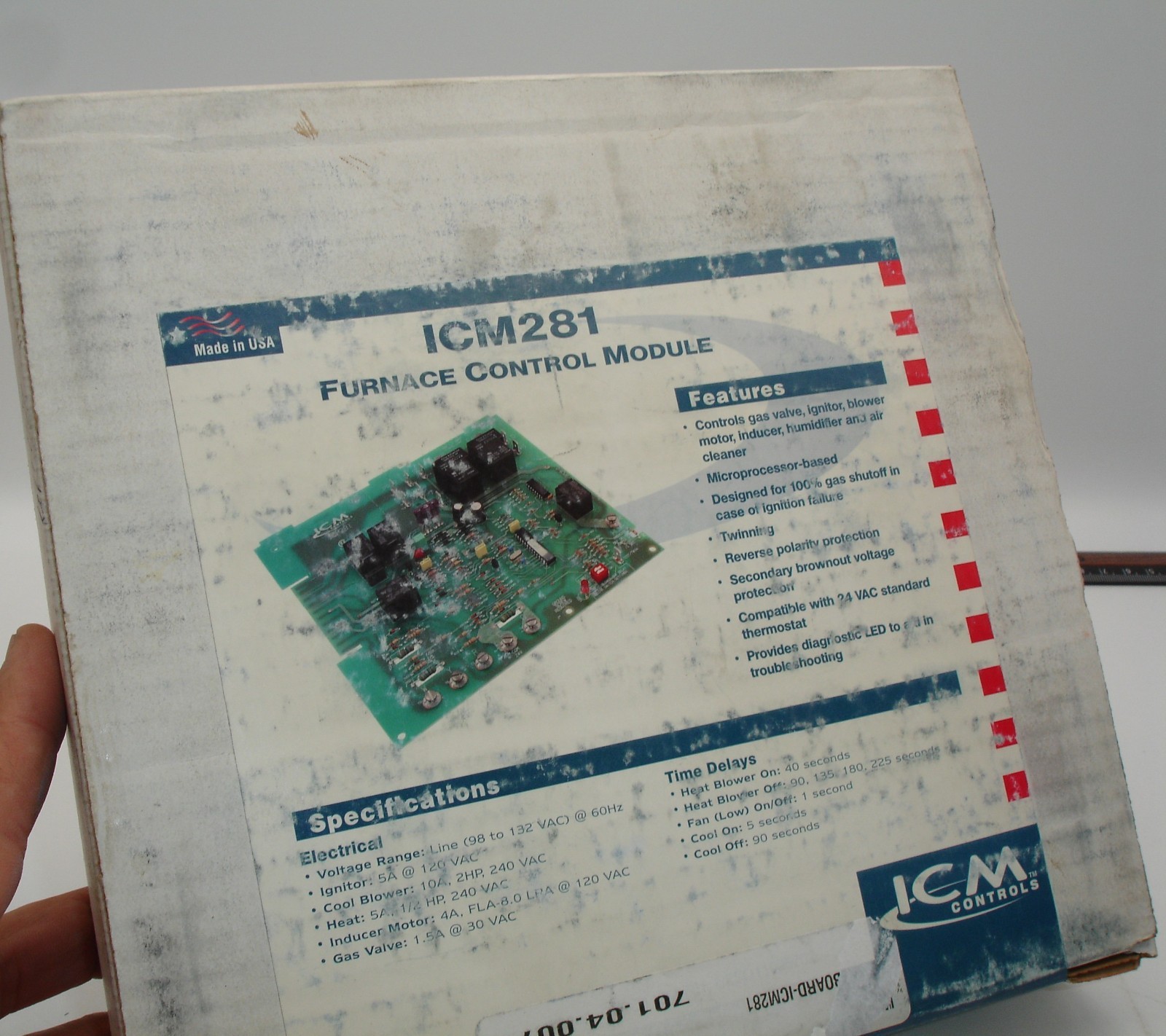 ICM Controls ICM281 Furnace Control Replacement for Carrier