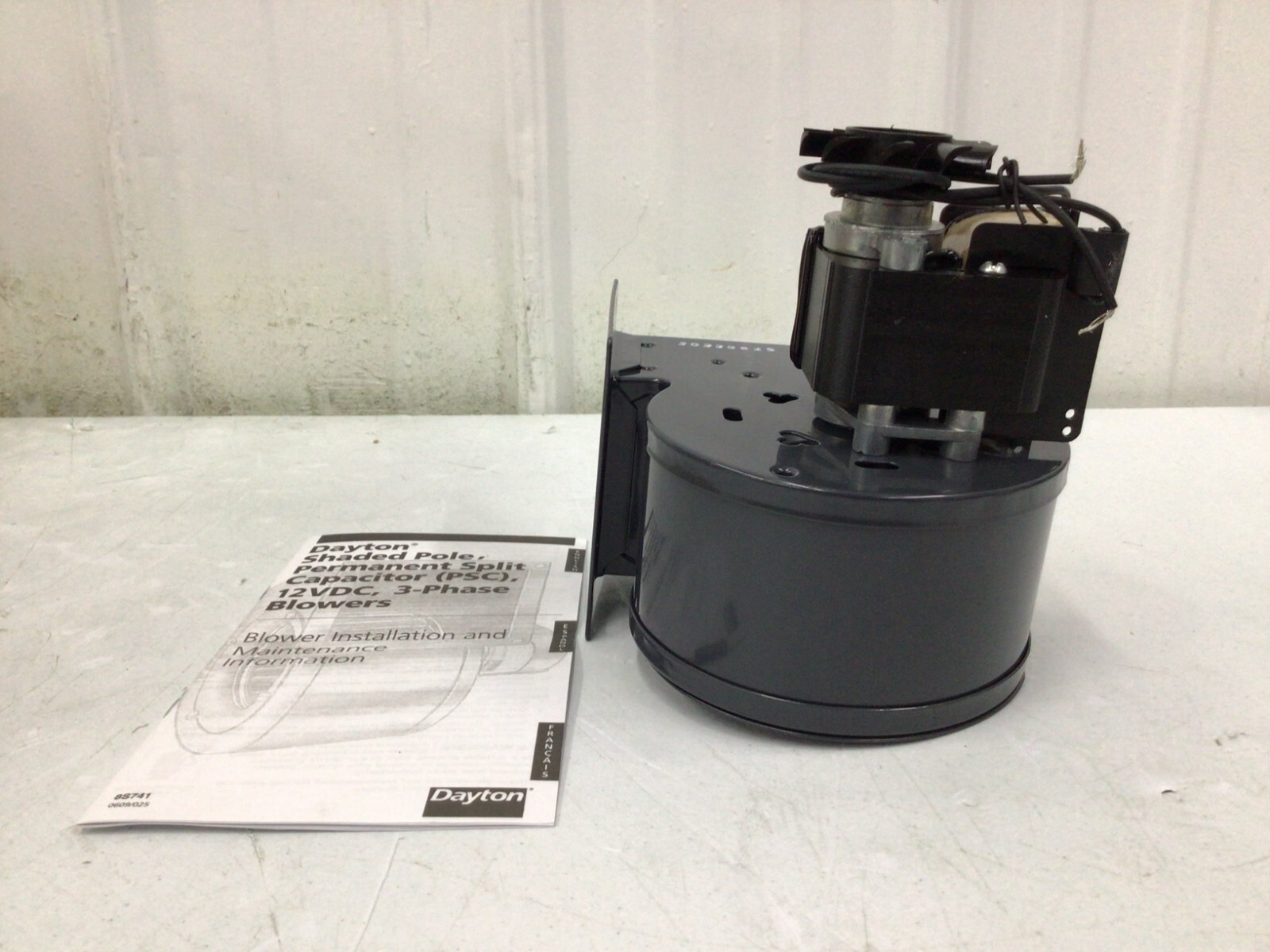 Dayton – 1Tdp2 Rectangular Oem Blower, 2836 Rpm, 1 Phase, Direct Drive, Steel 1