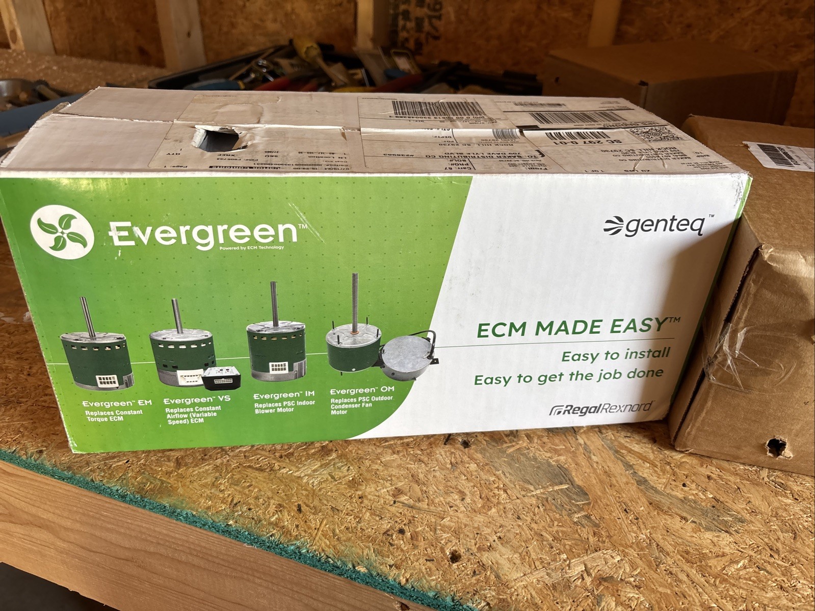 Evergreen Hvac Ecm Motor 6210x 1 Horsepower