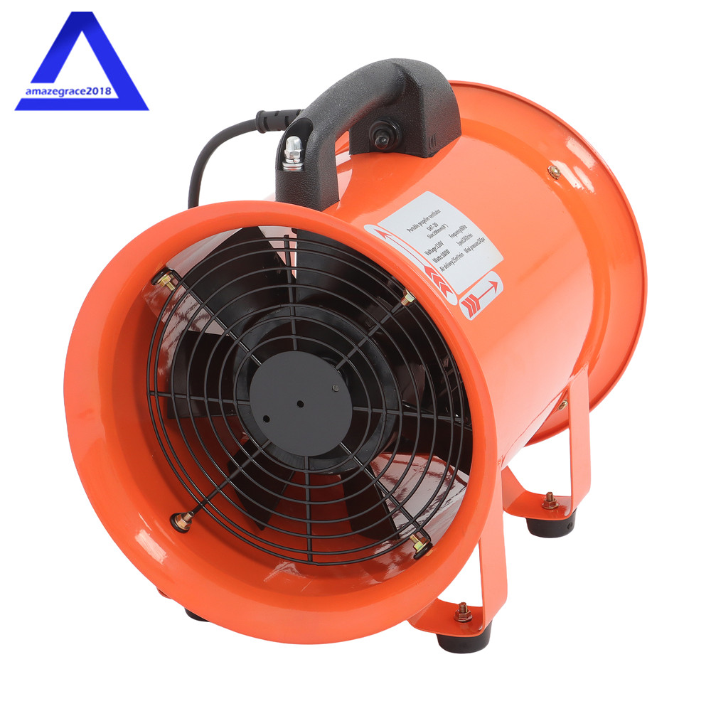 8″ Utility Blower Fan Exhaust Fan Ventilation Fan Portable 180W 900CFM 3450RPM