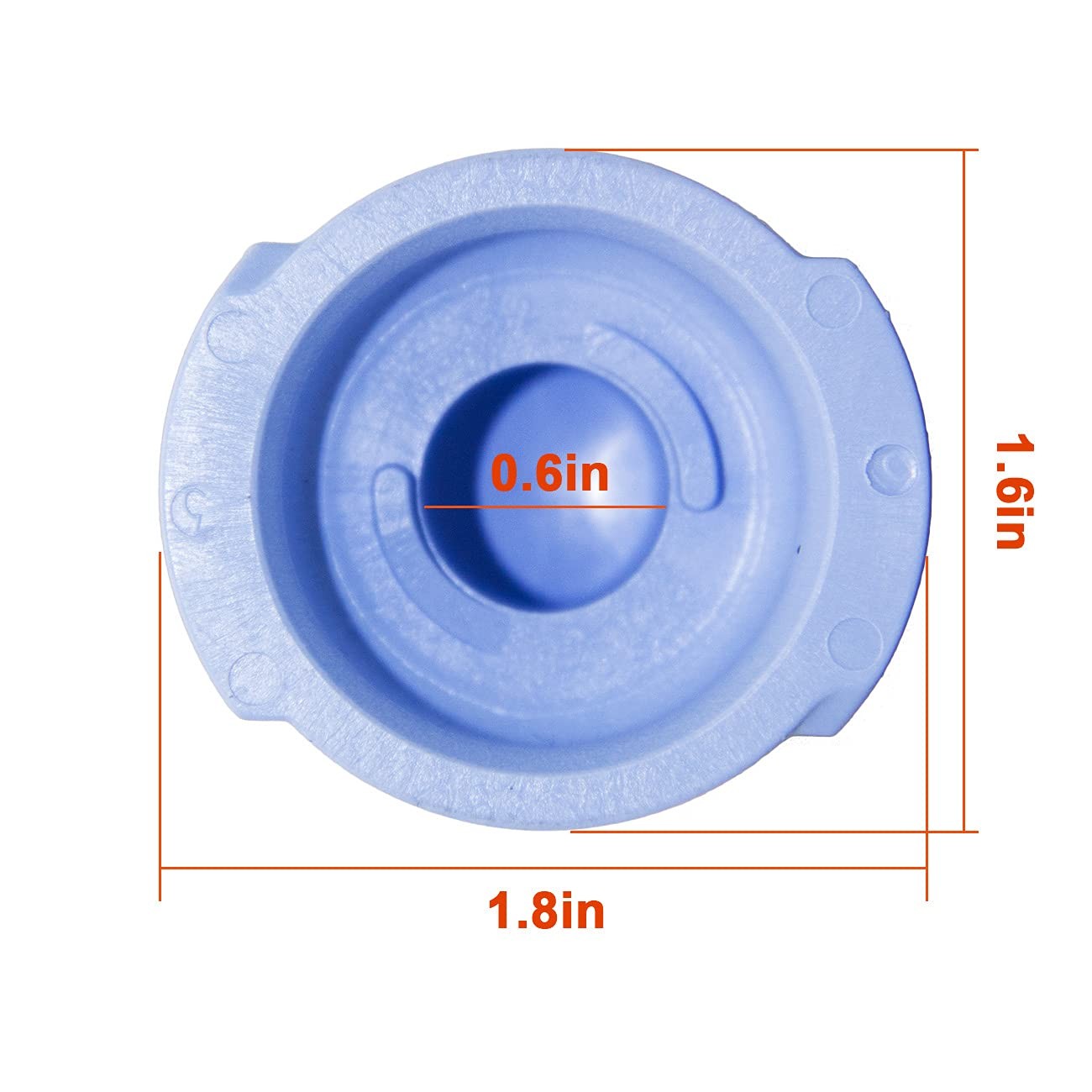 W11395888 WP12664501 Replacement Fi-lter Bypass Cap for 1 Count (Pack of 1)