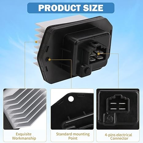 Blower Motor Resistor AC Blower Control Module – Compatible with various models
