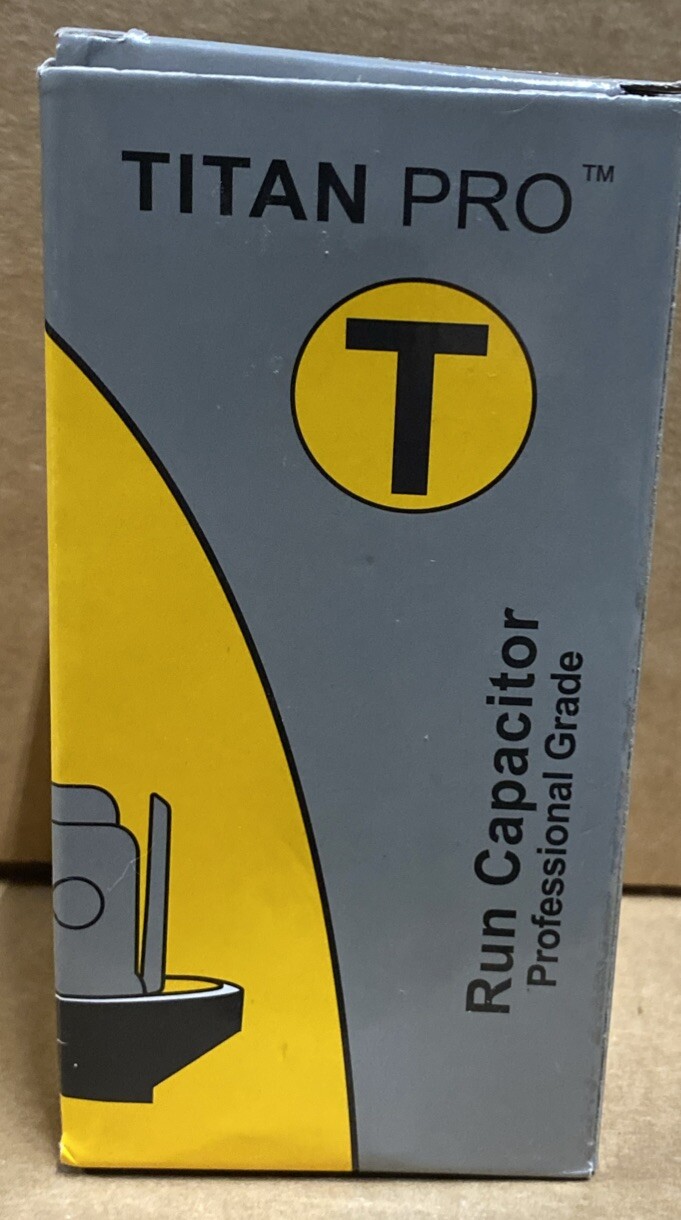 Titan Pro Run Capacitor Model TRCFD605 440/370vac NEW