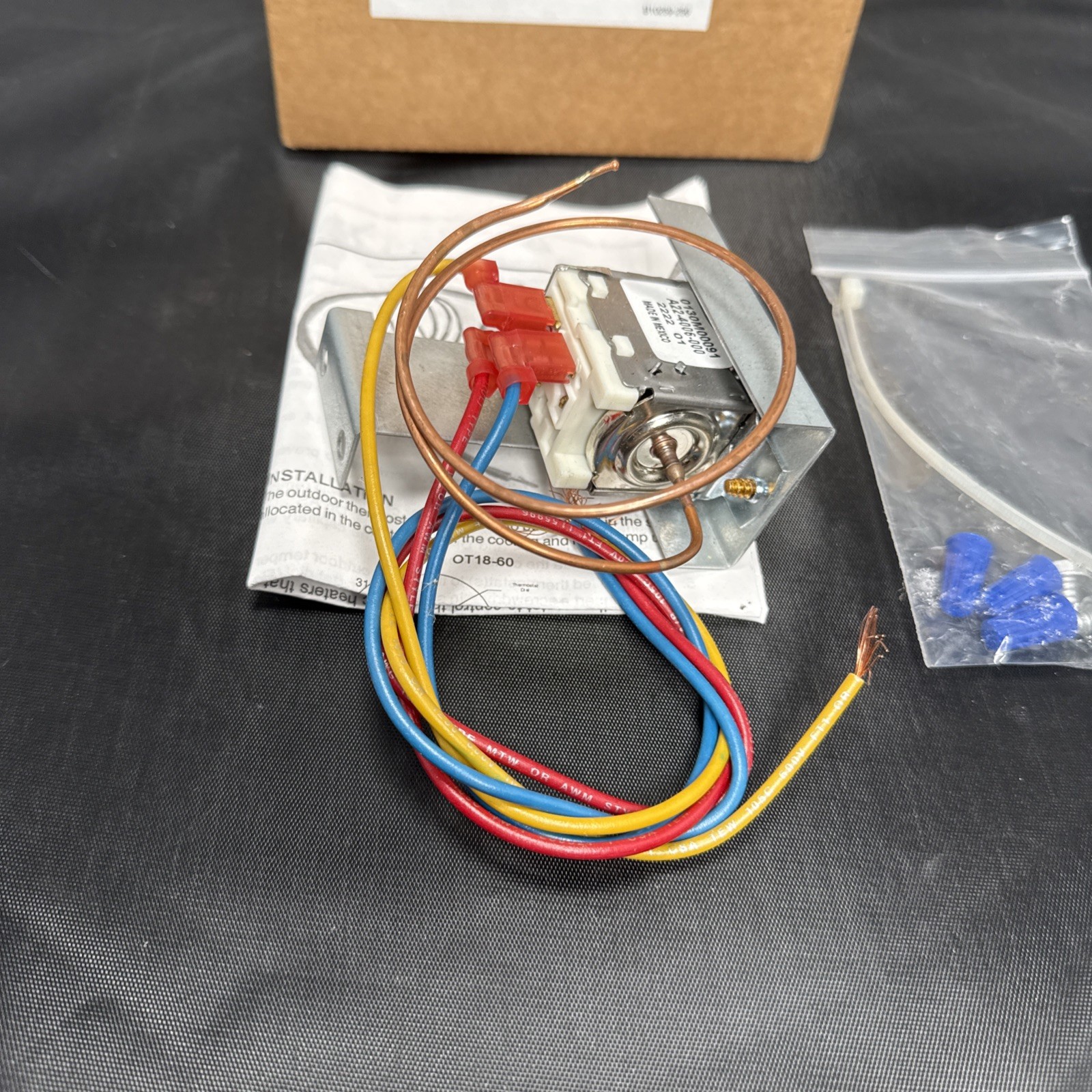 Goodman Outdoor Heat Pump Thermostat Temperature Control 0-45 Degrees OT18-60A
