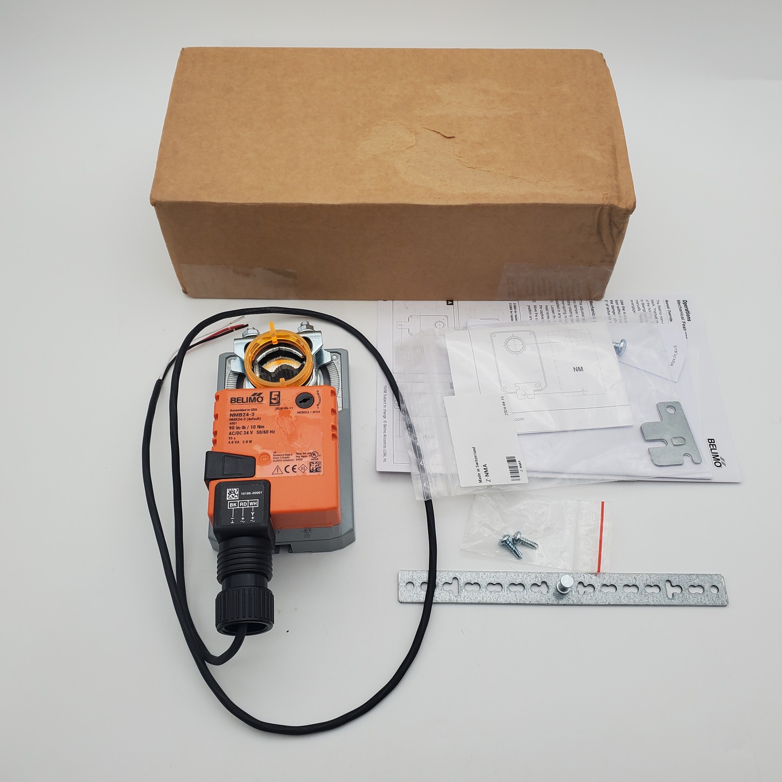 Belimo NMB24-3 Damper Actuator 90 in-lb AC/DC 24V