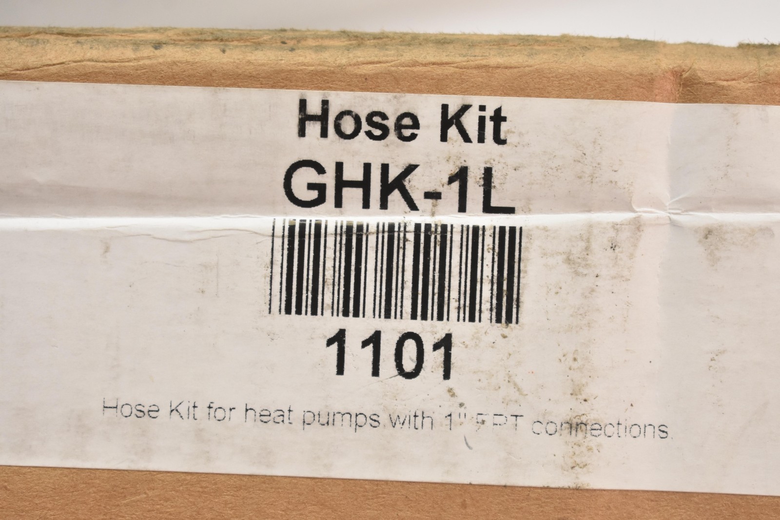 Geo-Flo GHK-1L Hose Kit 1101 Heat Pump HVAC 1 In FPT Connections Black Brass