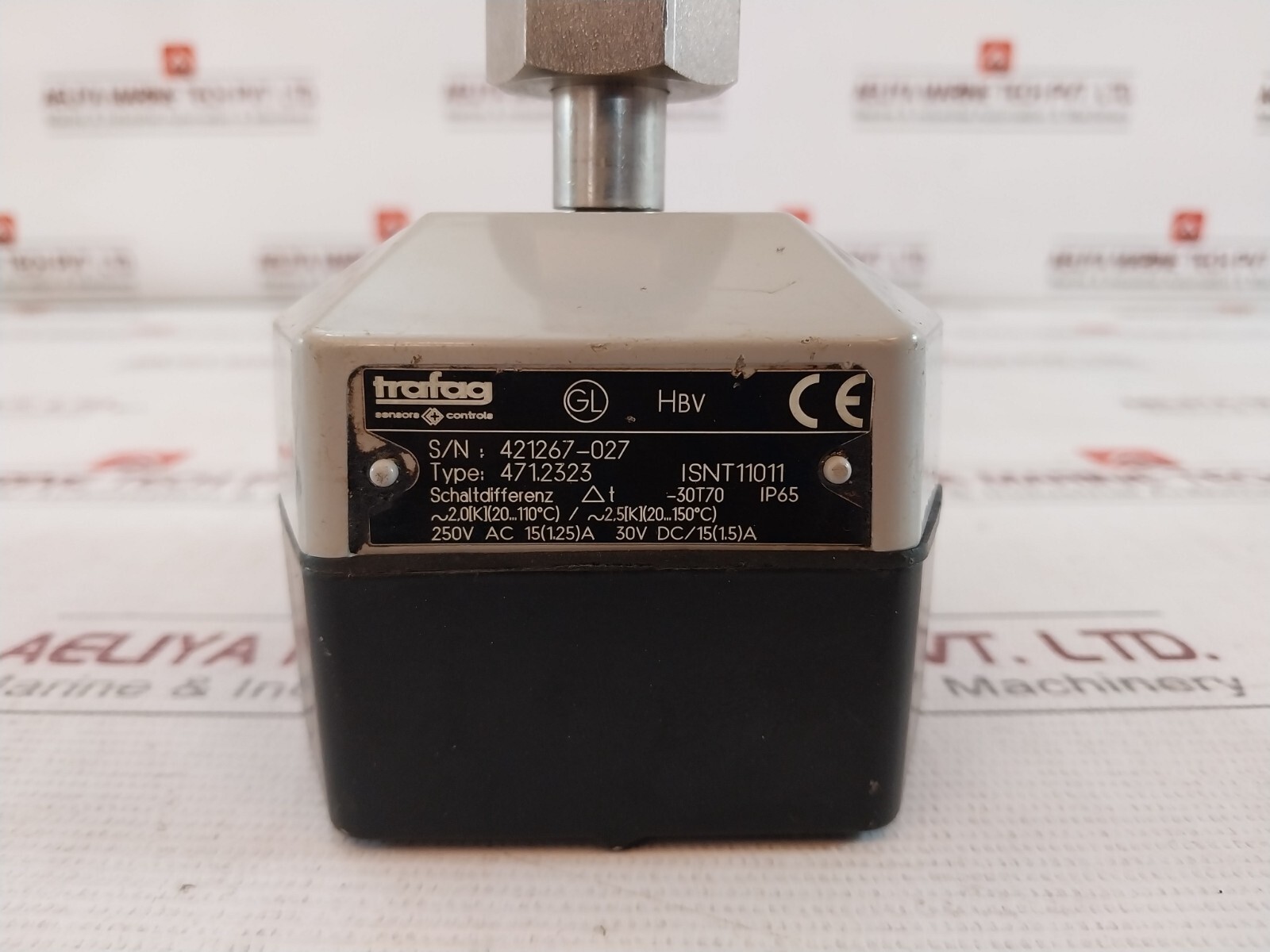 TRAFAG 471.2323 Geyser Thermostat ISNT11011 250V AC 15(1.25)A IP65
