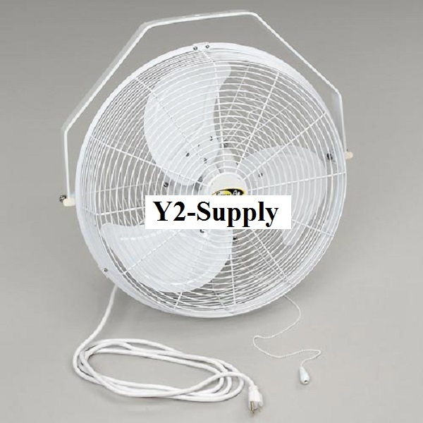 NEW! 14″ INDOOR/OUTDOOR Fan With Wall Ceiling Bracket White!!