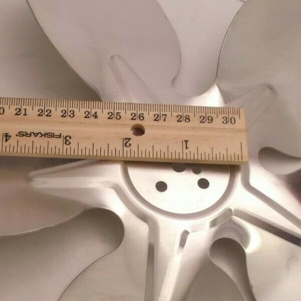 AIR DRIVE 9″ Diameter Hubless Fan Blade – 5 Wing 25 Deg Aluminum Fan Blade – CW