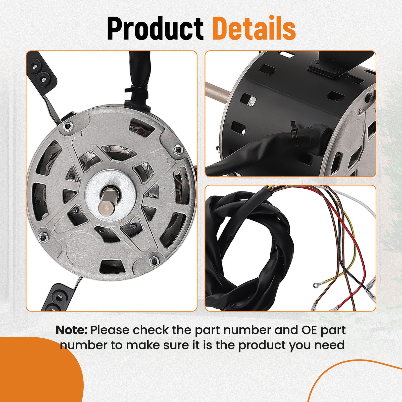 Blower Fan Motor For Goodman Furnace BT1340027S BT1340027 11091205 230V