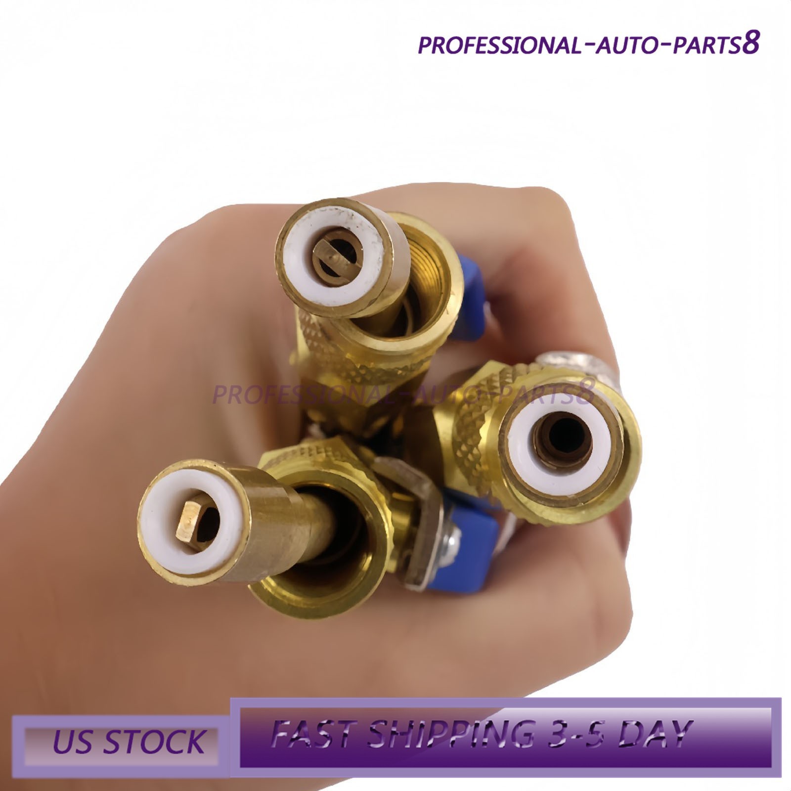 For R-410A Refrige 3Pack 29986 Plus II 1/4″ Hose with Compact Ball Valve 72″ USA