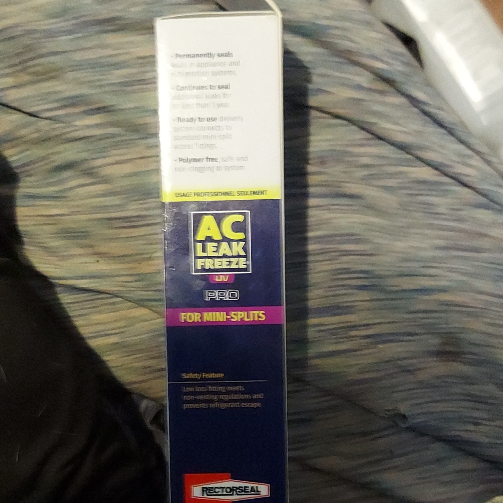 RectorSeal AC Leak Freeze UV Pro for Mini-Splits Refrigerant Leak Sealant 45308