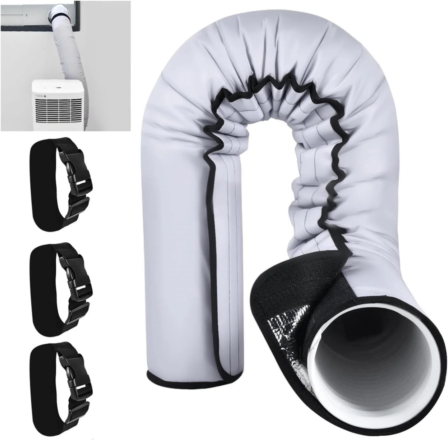 YoleShy Portable AC Hose Insulation Sleeve Thick Portable Air Conditioner Hose C