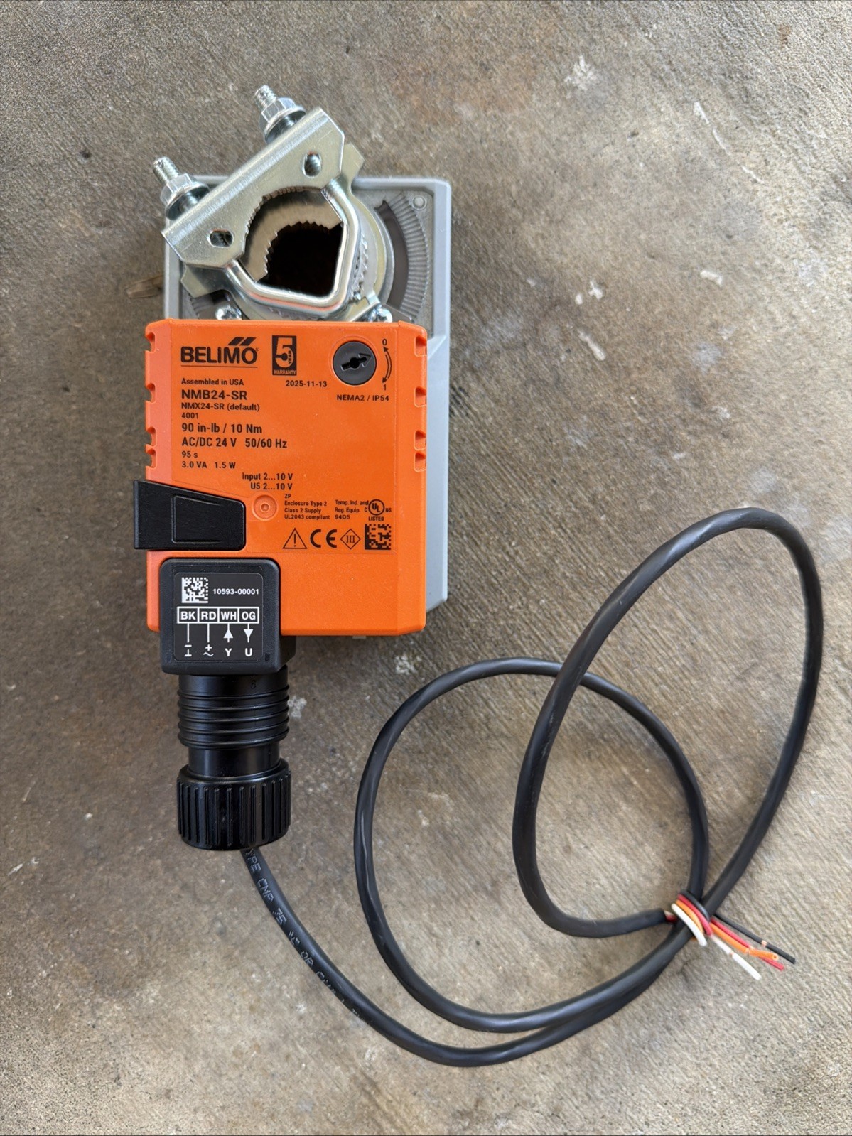 Belimo NMB24-SR 24V Damper Actuator Non-Spring Return HVAC Control NEW