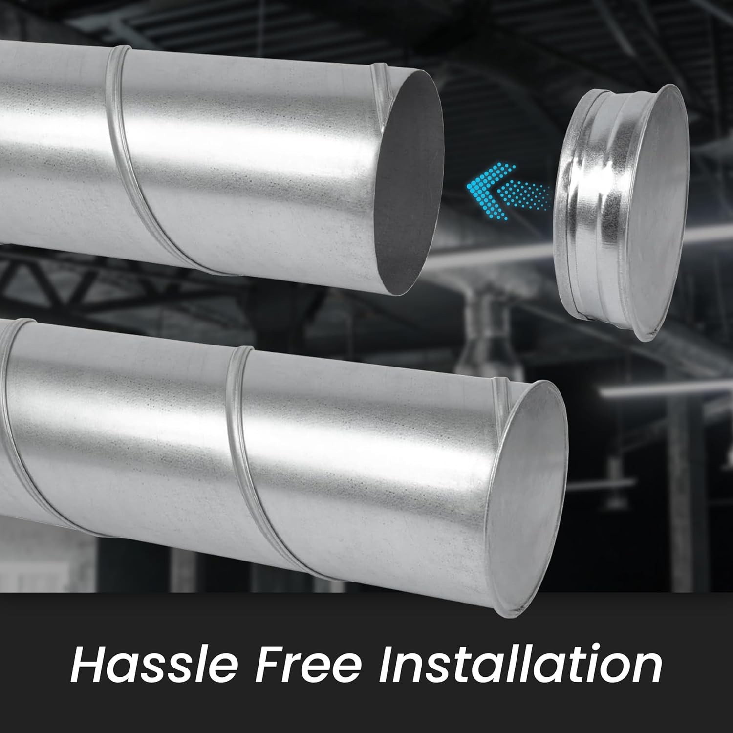 Galvanized Steel 3 Inch Duct Cap – Indoor & Outdoor Weatherproof Vent Cover