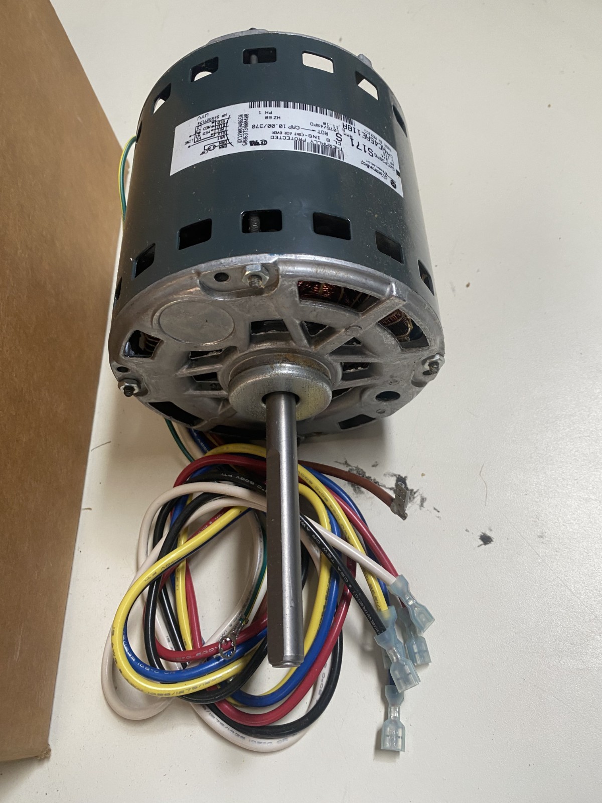Carrier HC45AE118AE GE Commercial 5KCP39PG HVAC Blower Condenser Motor NOS