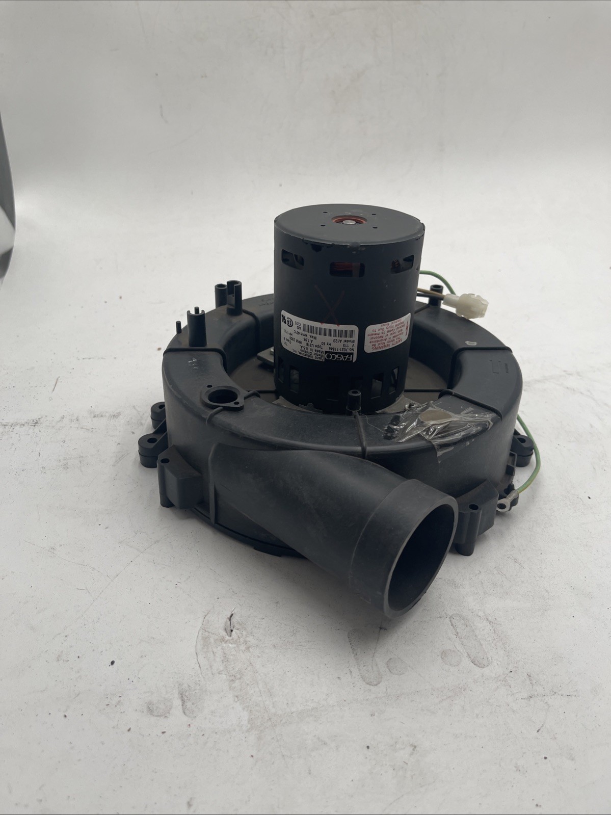 Fasco A123 Round Oem Blower, 3300 Rpm, 1/18 HP, Direct, Plastic 115V 60Hz