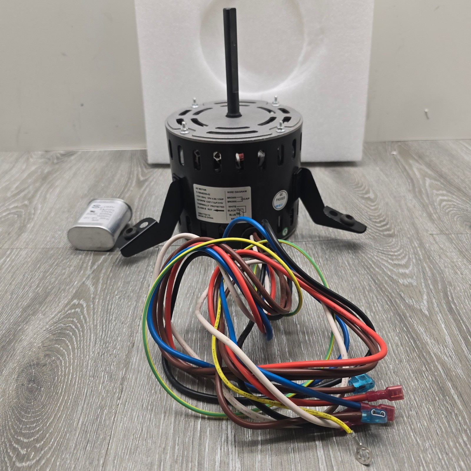 HB41TQ113 Furnace Blower Motor 1/3 HP 115V 1075RPM for Carrier Bryant HC41TE113