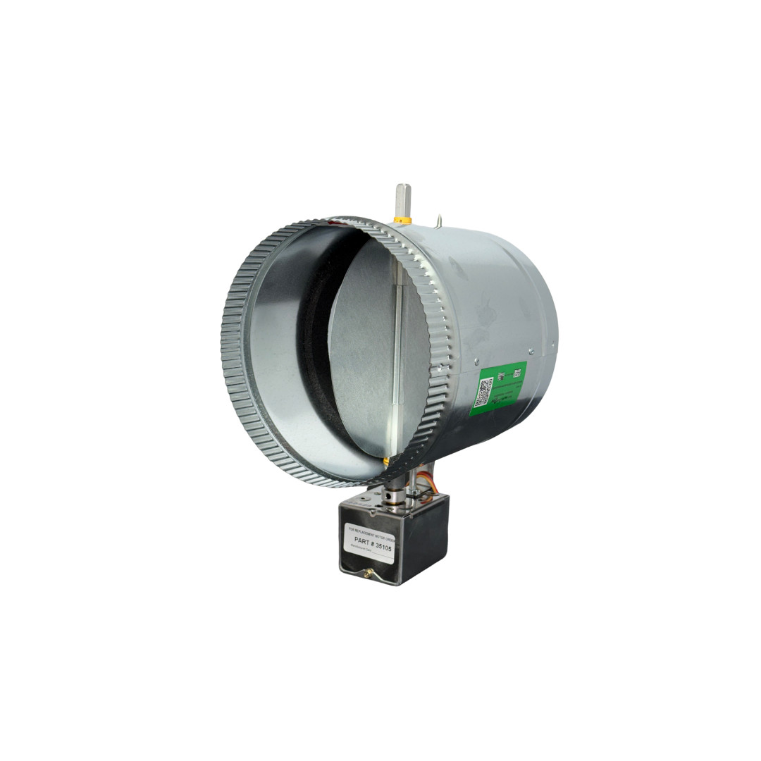 8″ Durozone HVAC Motorized Electric Zone Control 24ac Power Damper Dampner NSPRD