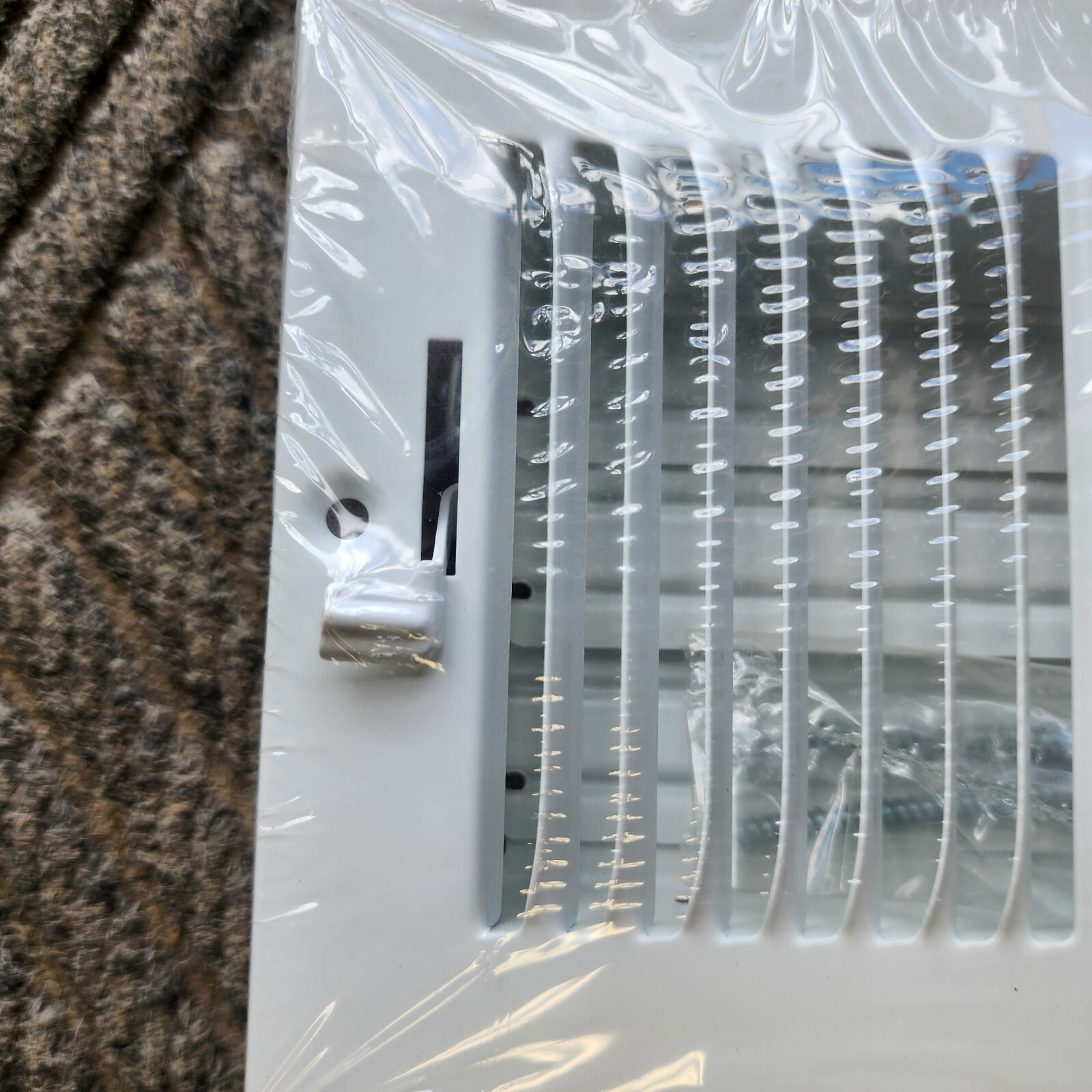 Fits 6″ x 4″ Opening, White Steel Vent Cover Steel HVAC Supply Register Grille