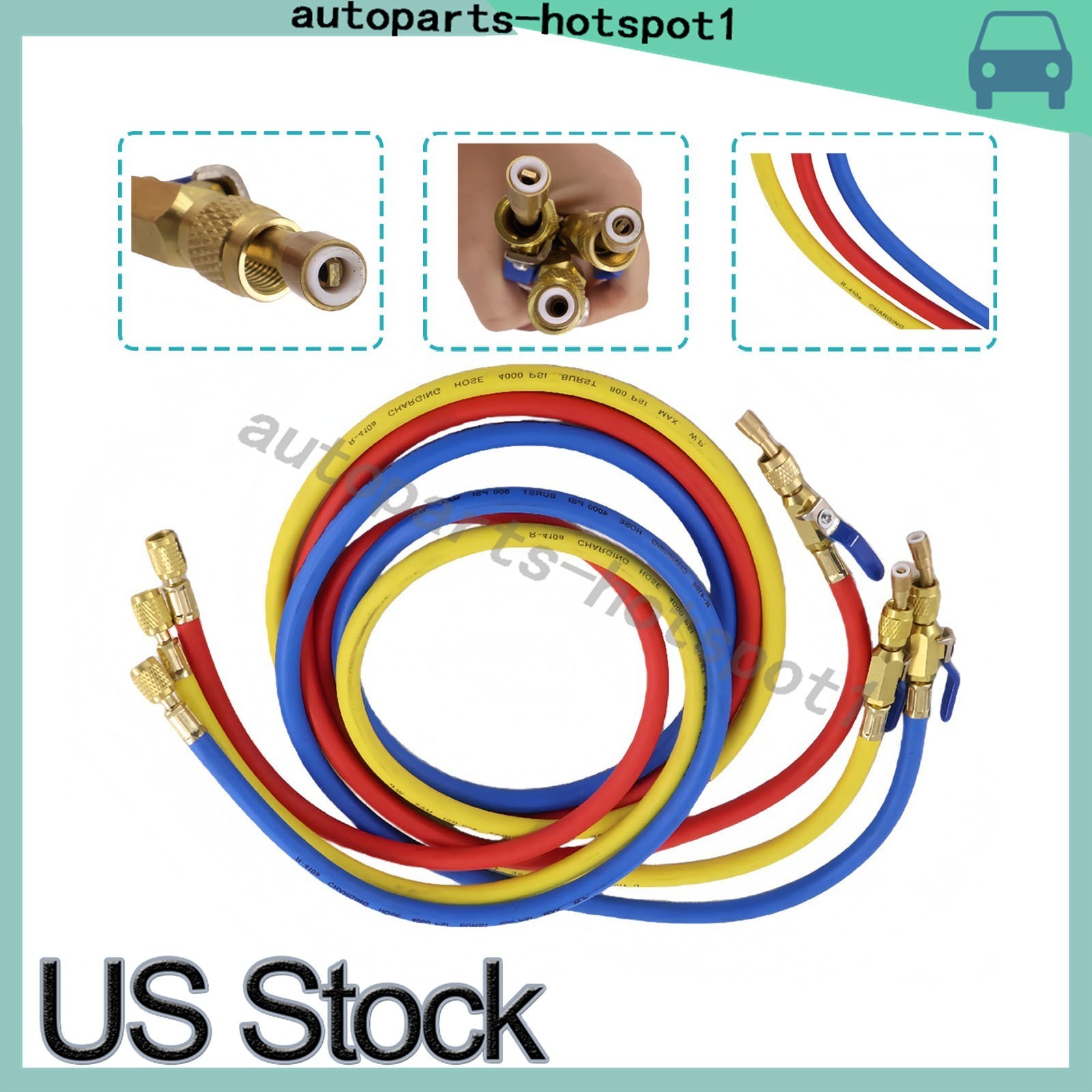 NEW For 29986 Plus II 1/4″ Hose with Compact Ball Valve, 72″ US STOCK