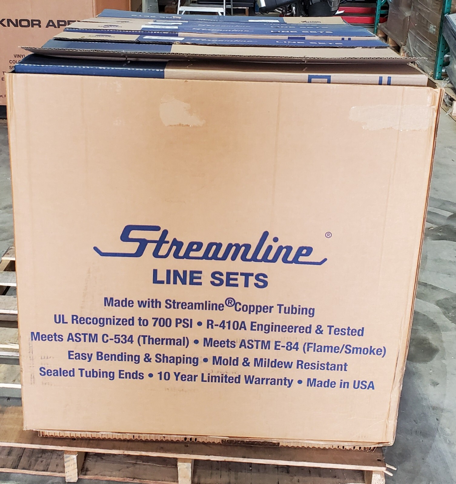 Mueller Streamline 1/2s x 1/2l x 100 ft Refrigeration AC Line Set 00821000C