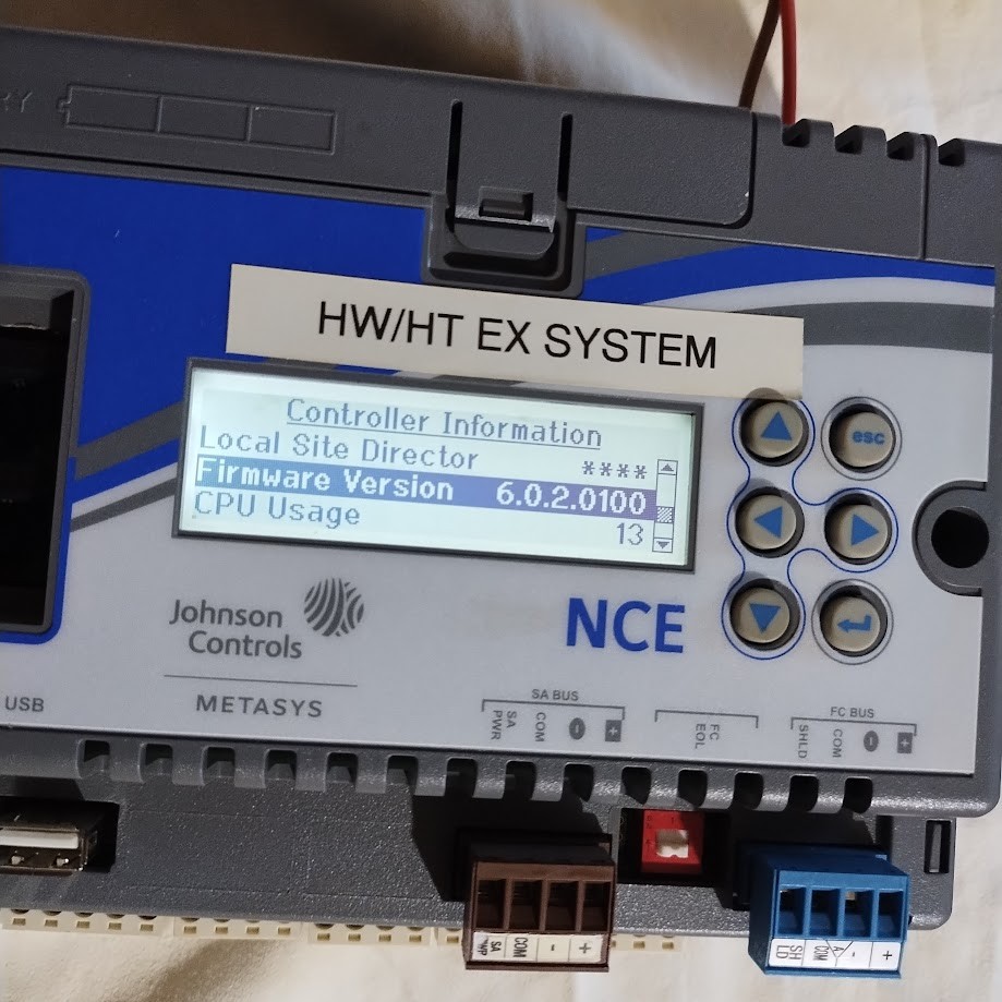 Johnson Metasys MS-NCE2566-0 Used. Powers up, Has Battery, Intermittant Fault