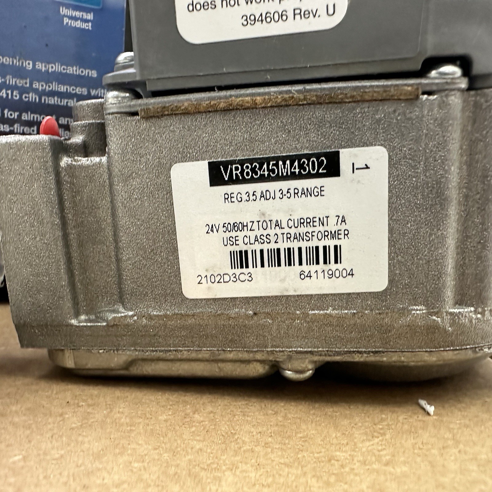Honeywell/Resideo VR8345M Gas Valves Universal Ignition Valve VR8345M4302