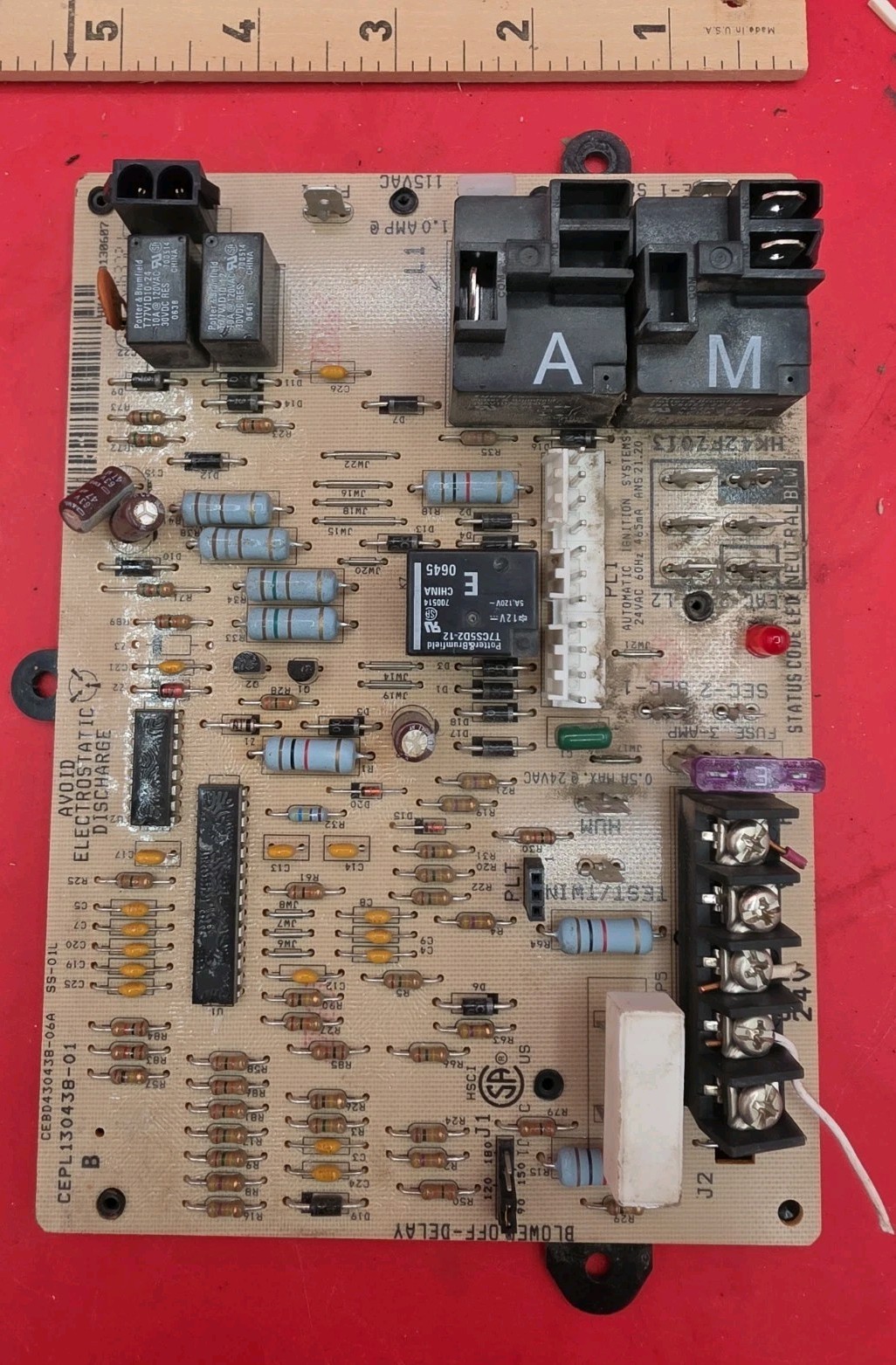 Carrier Bryant Circuit Board CEPL130438-01 HK42FZ013 TESTED 30 DAY WARRANTY